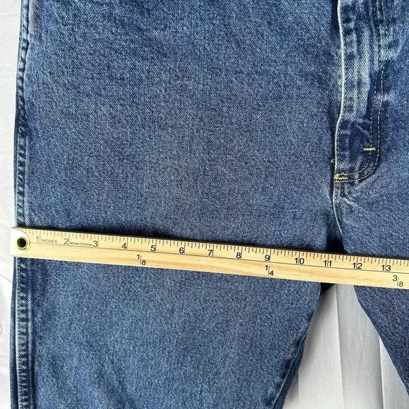 Wrangler George Strait Cowboy Cut Jeans Men's 36x36 Blue Western Straight Leg - Picture 9 of 11